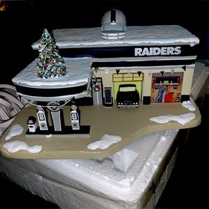 Oakland Raiders village gas station